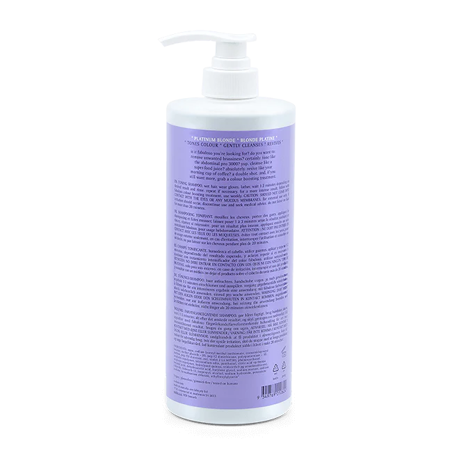 Evo Fabuloso platinum blonde toning shampoo 1Ltr