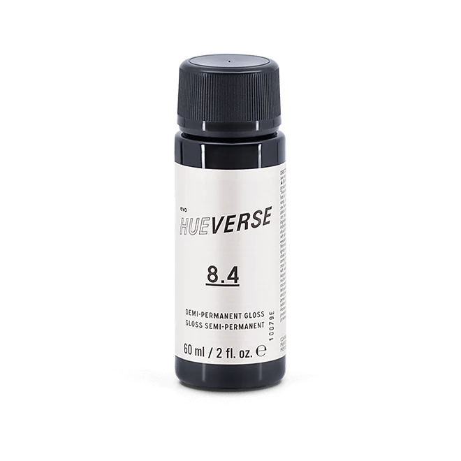 evo hue.verse 60ml demi-permanent gloss 8.4