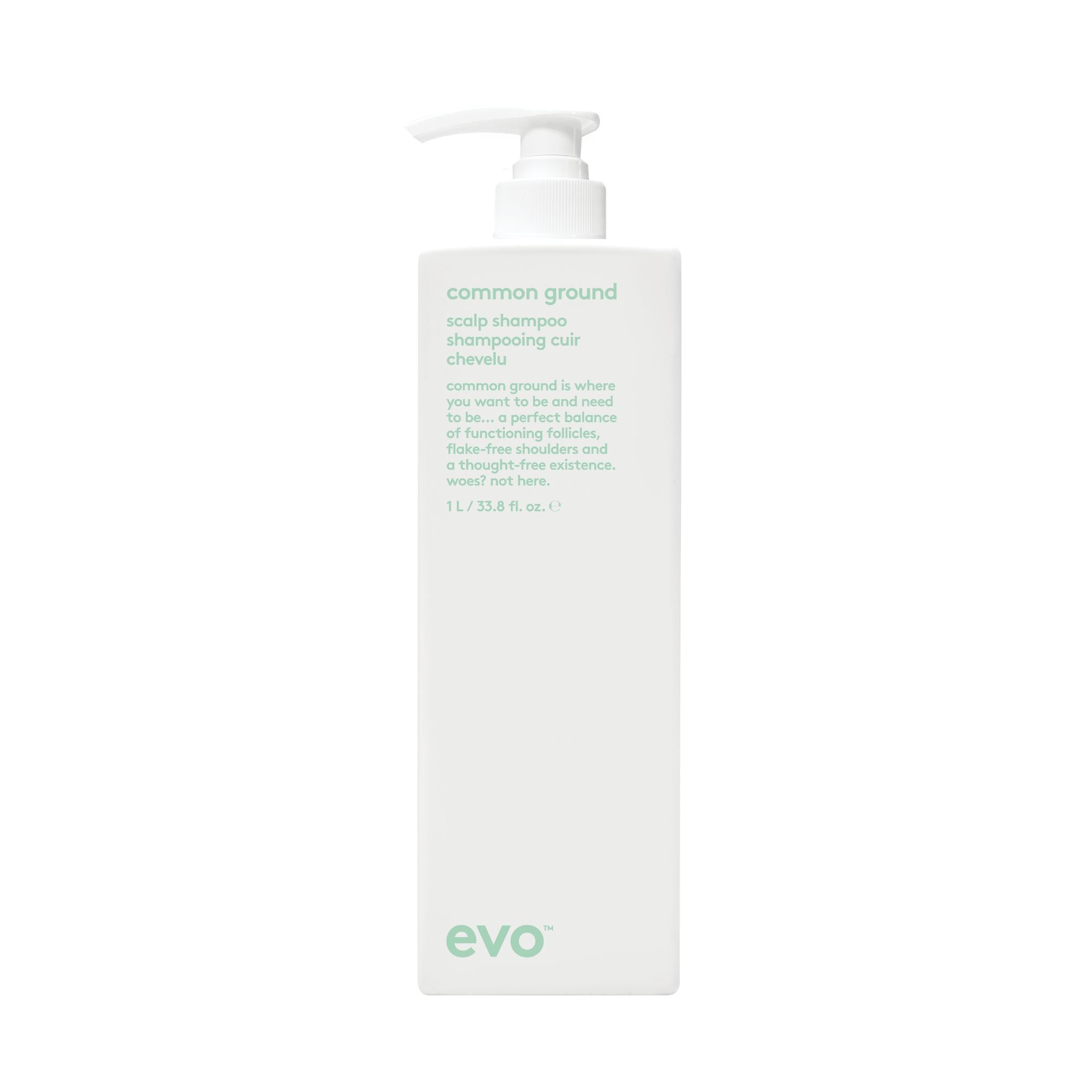 evo common ground scalp shampoo 1l