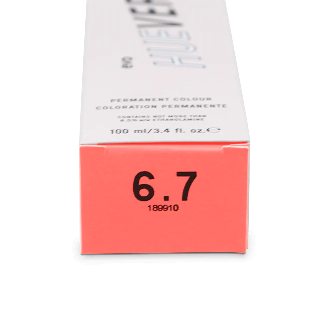 evo hue.verse 100ml permanent colour 6.7