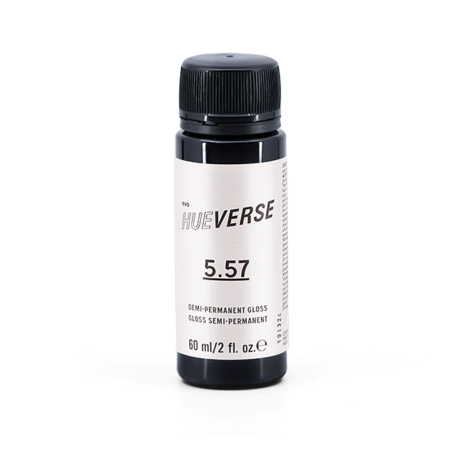evo hue.verse 60ml demi-permanent gloss 5.57