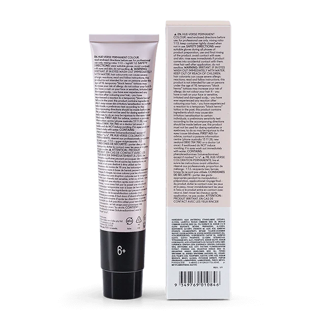evo hue.verse 100ml permanent colour 6+