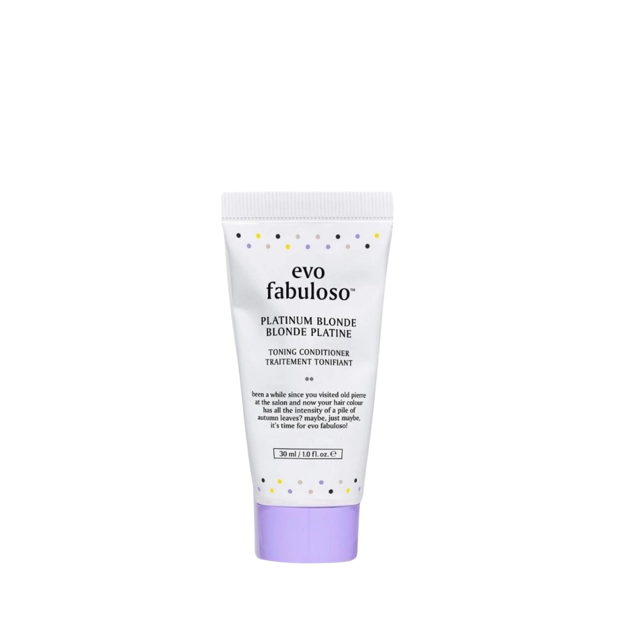 evo fabuloso platinum blonde toning conditioner 30ml