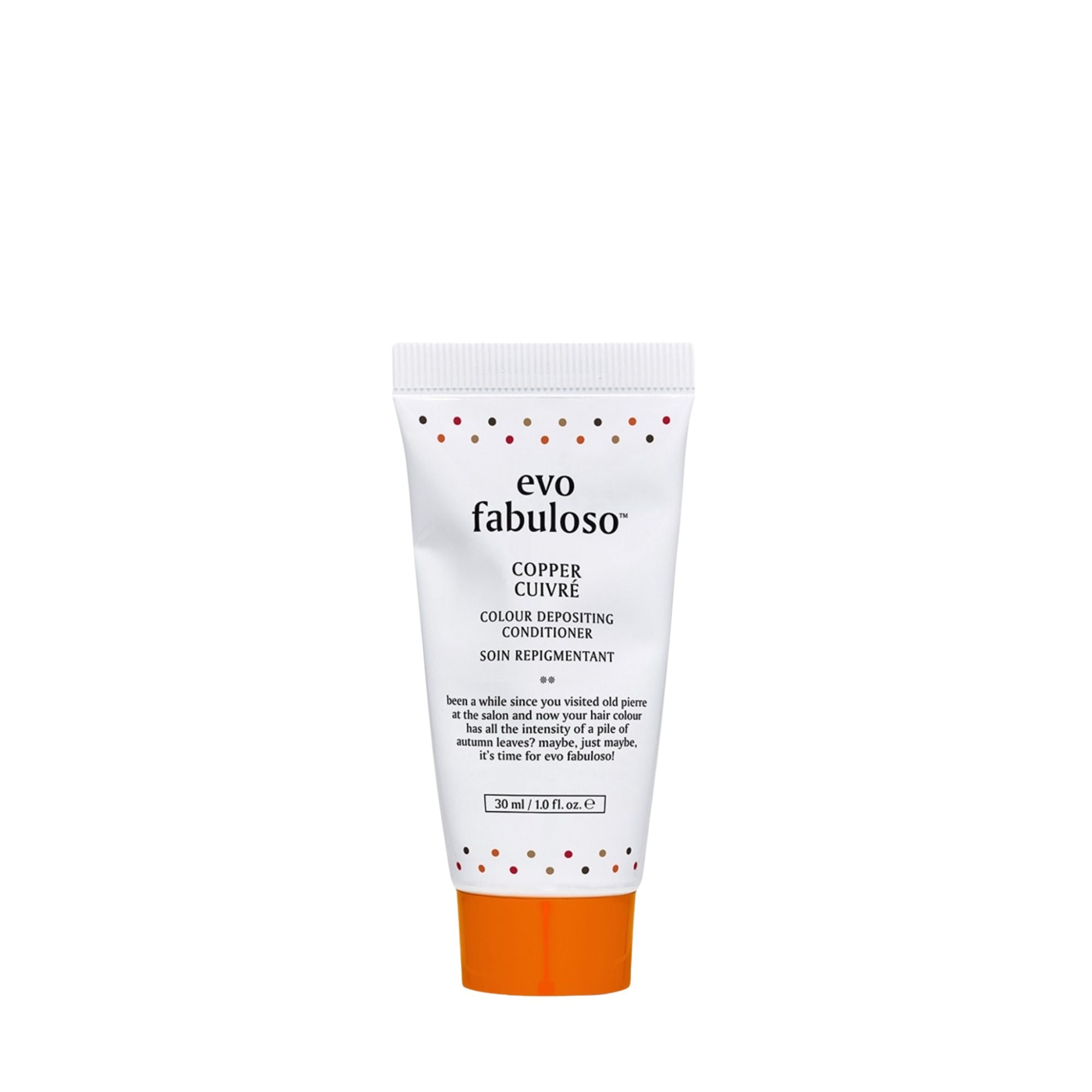 evo fabuloso copper colour depositing conditioner 30ml