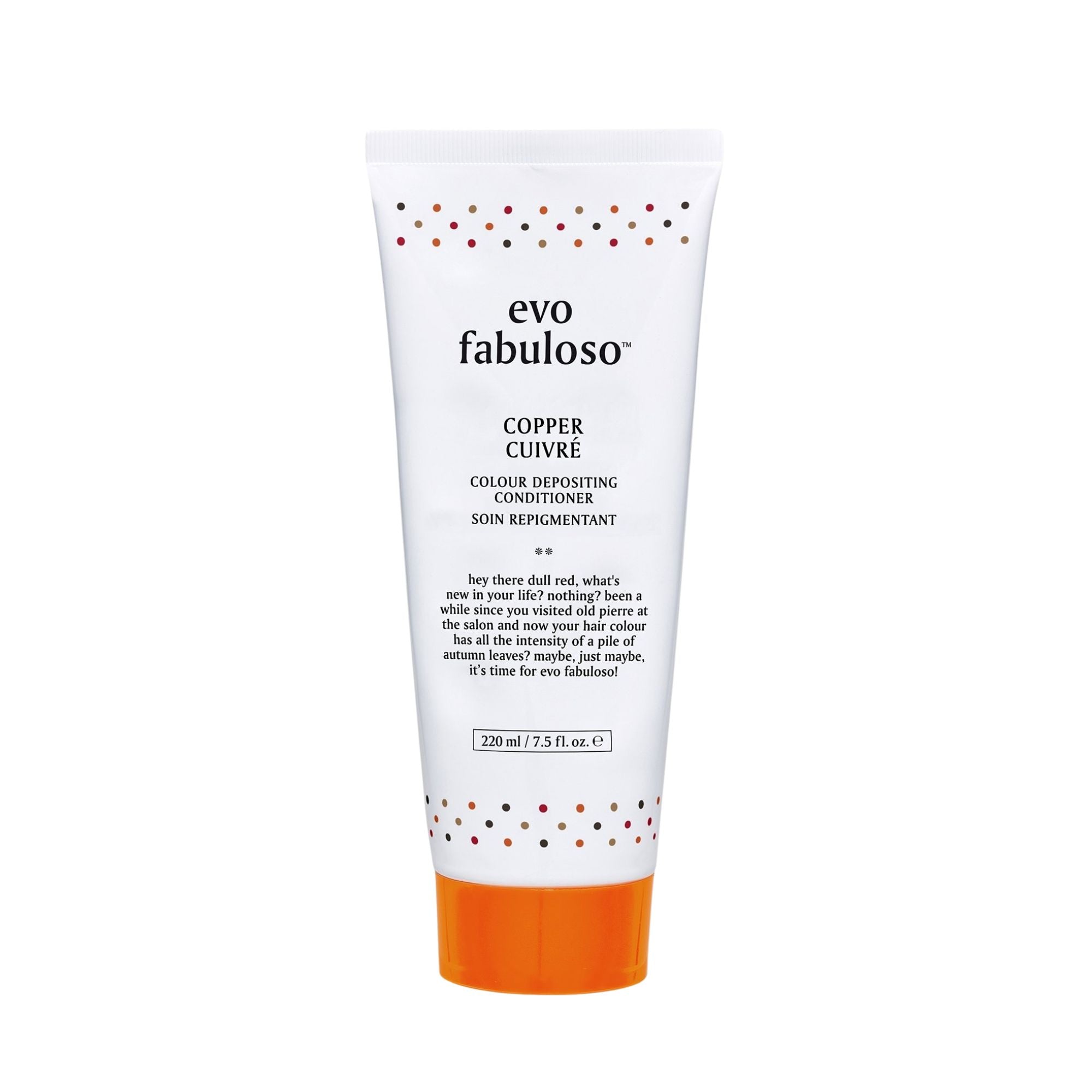 evo fabuloso copper colour depositing conditioner 220ml