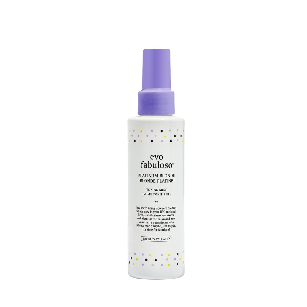 evo fabuloso platinum blonde toning mist 140ml