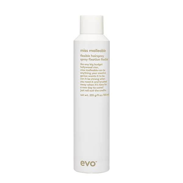 evo Miss Malleable Flexible Hairspray - 300ml