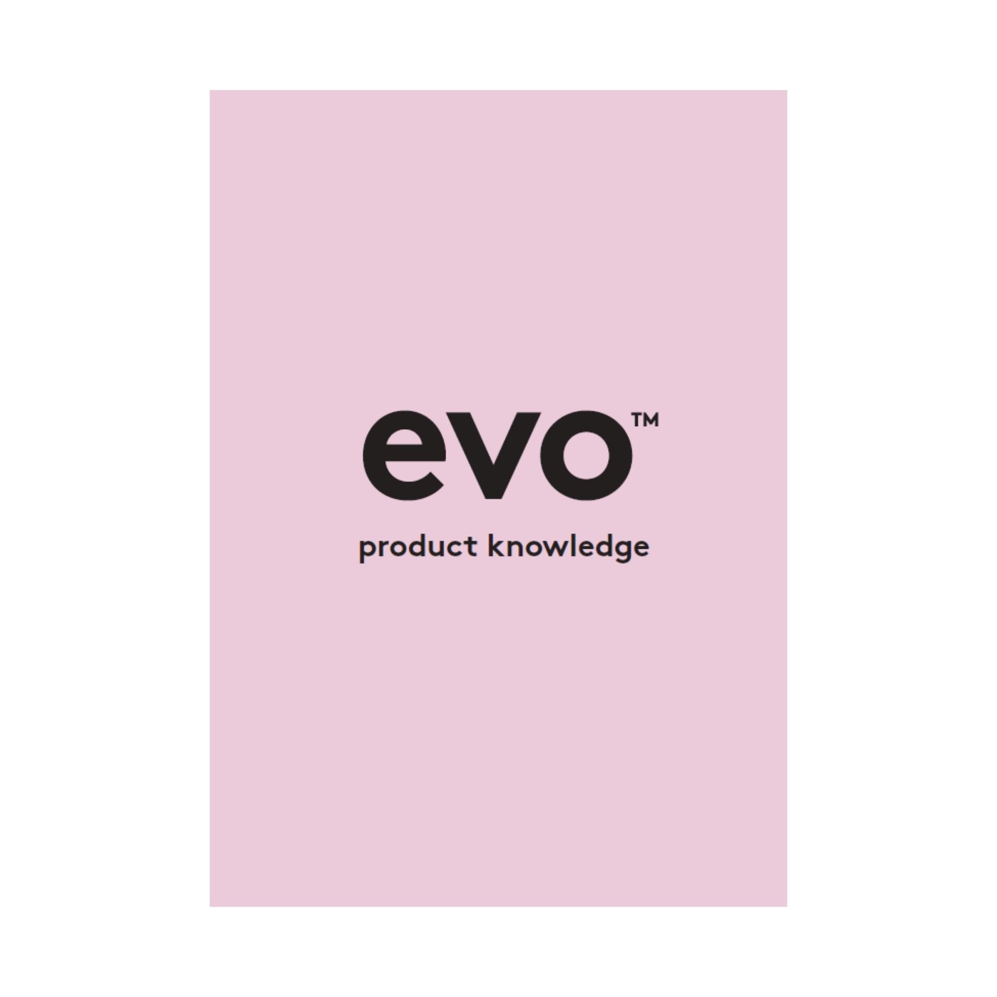 evo product knowledge booklet