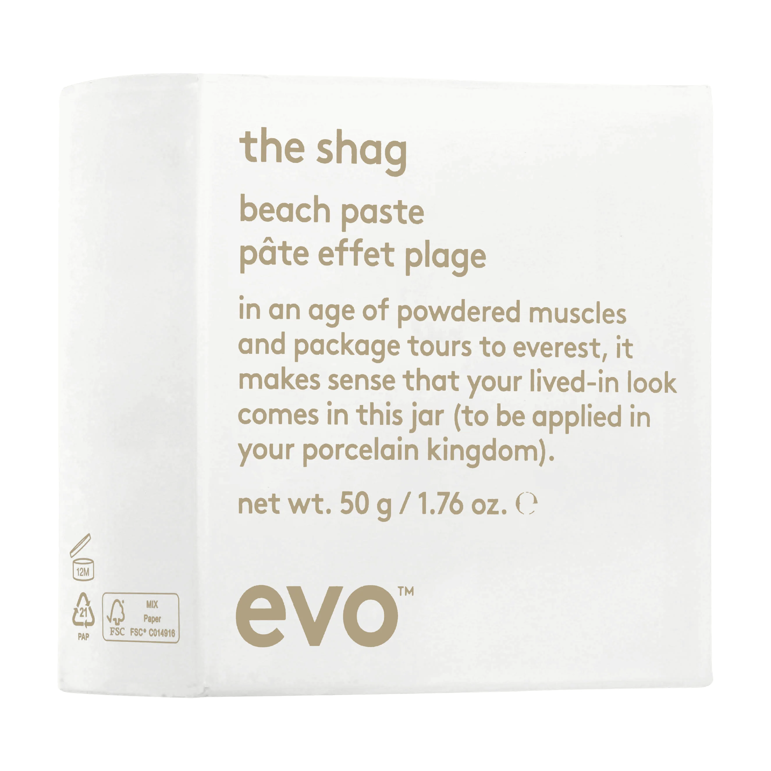 evo the shag beach paste 50g
