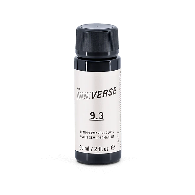 evo hue.verse 60ml demi-permanent gloss 9.3