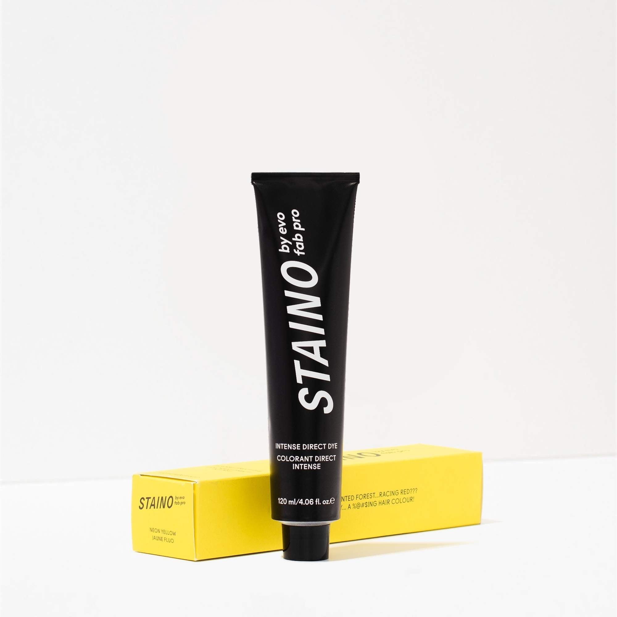 staino neon yellow intense direct dye 120ml