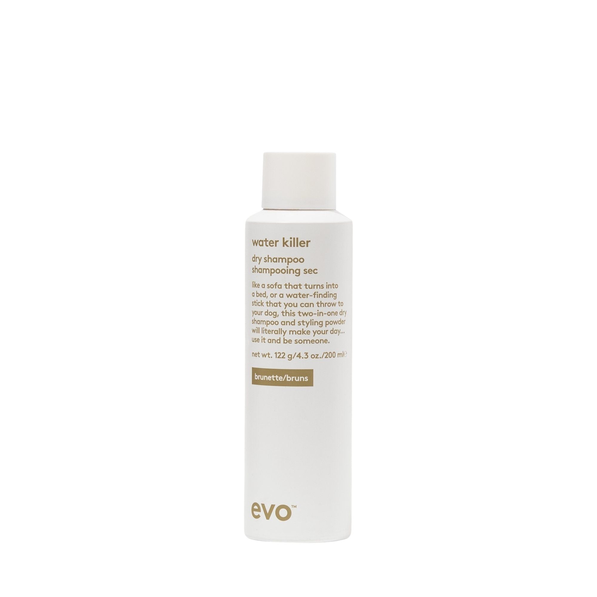 evo water killer dry shampoo brunette 200ml