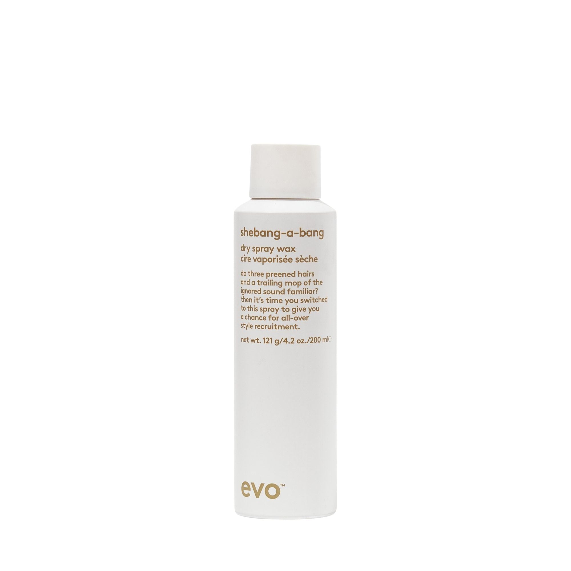 evo shebang-a-bang dry spray wax 200ml