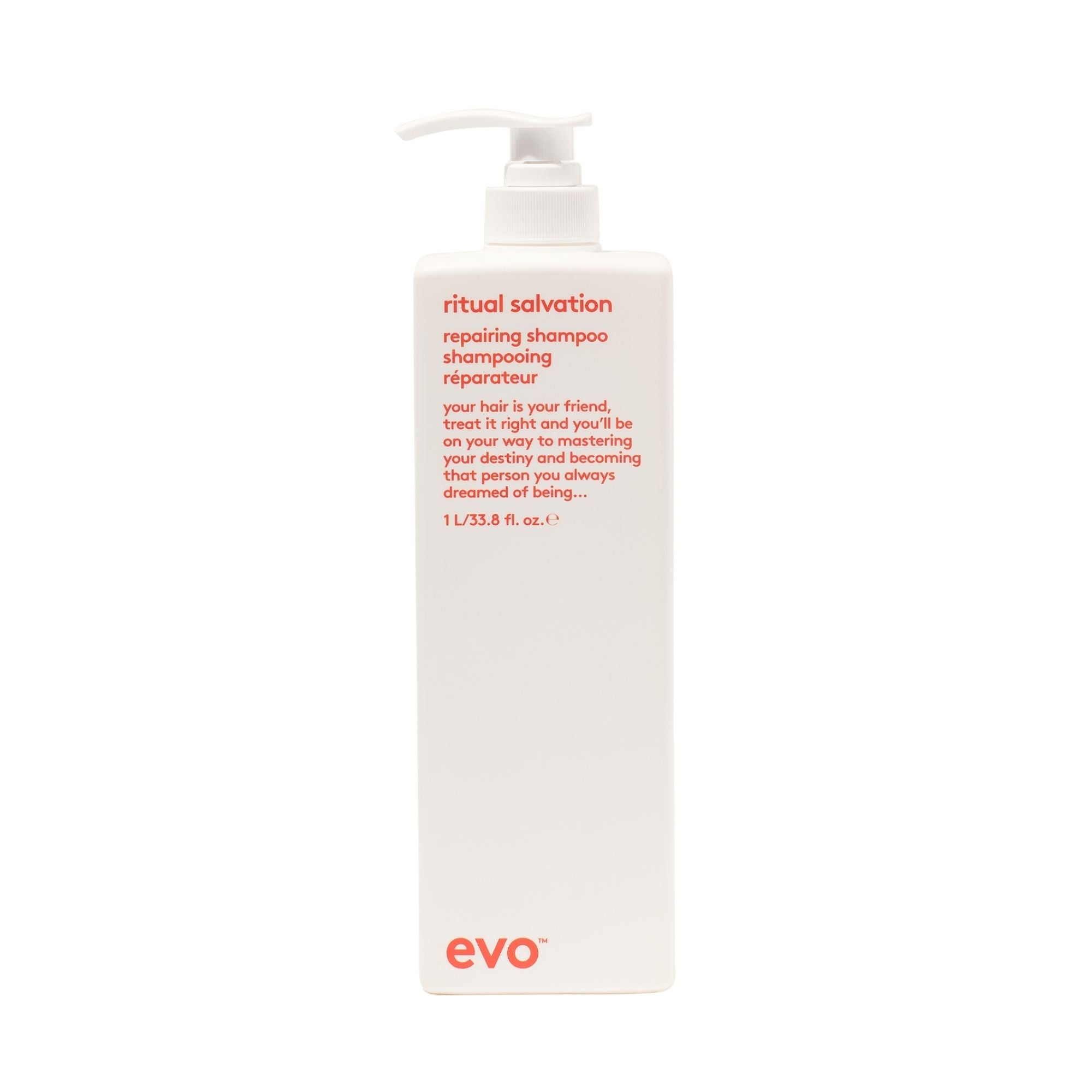 evo ritual salvation repairing shampoo 1l