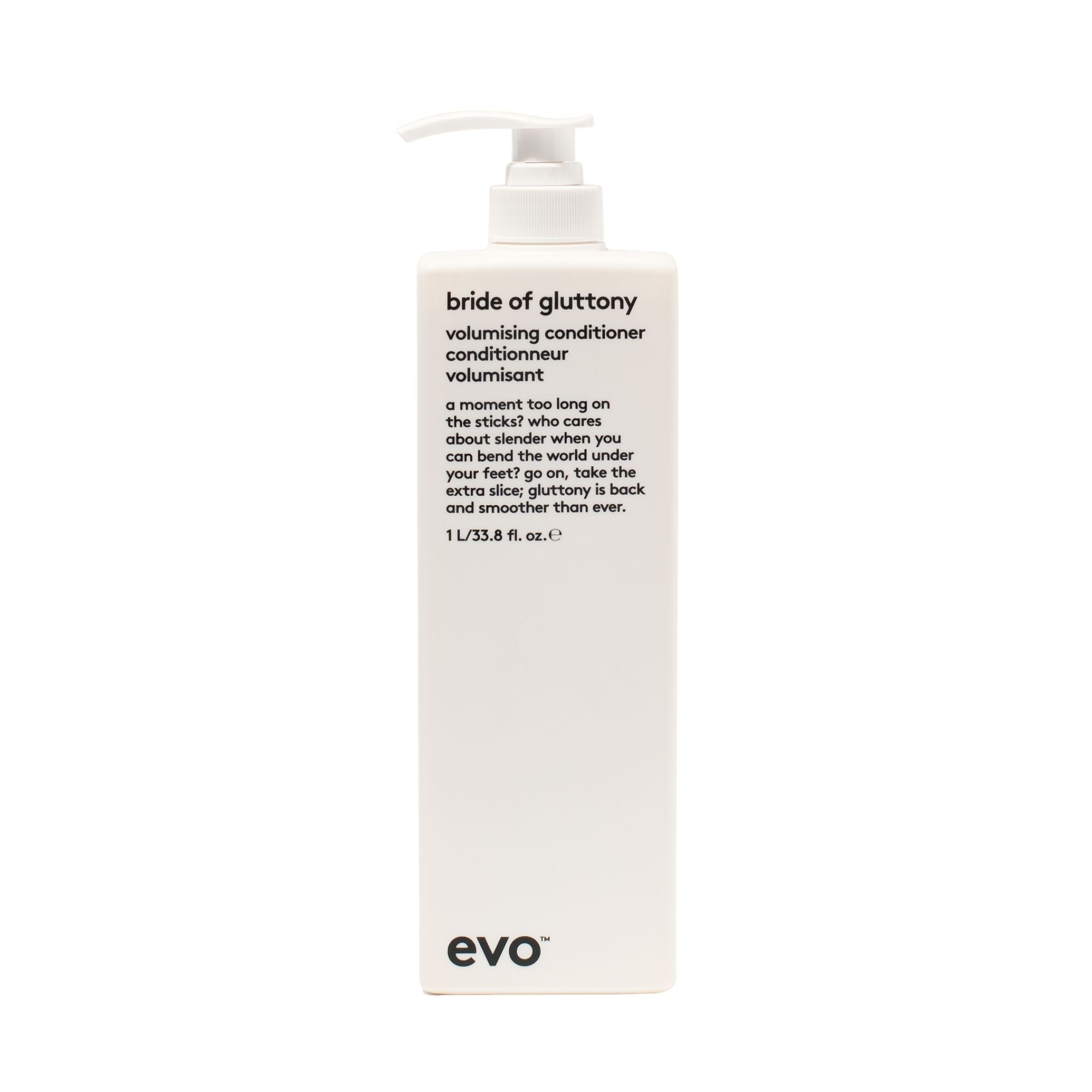 evo bride of gluttony volumising conditioner 1l