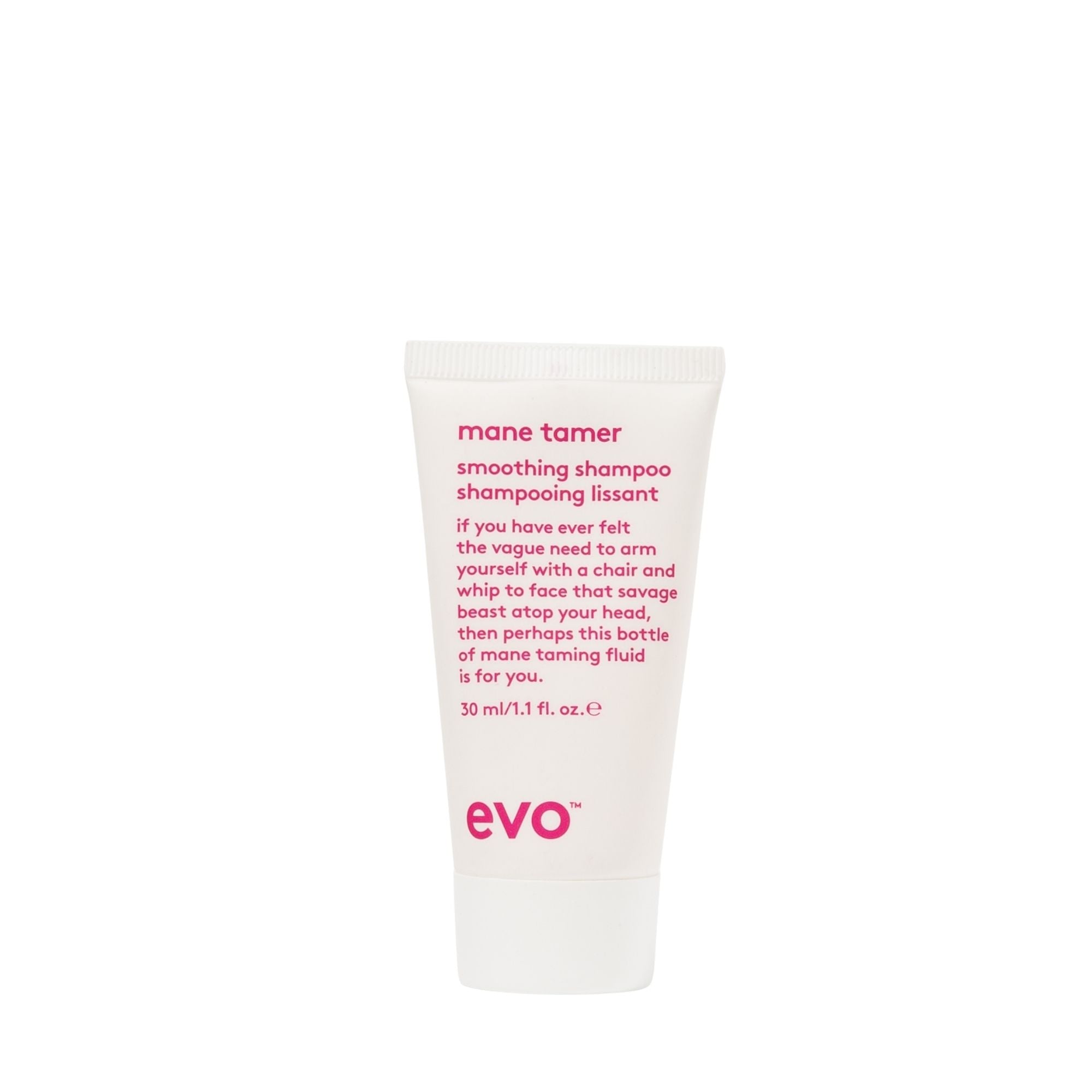 evo mane tamer smoothing shampoo 30ml