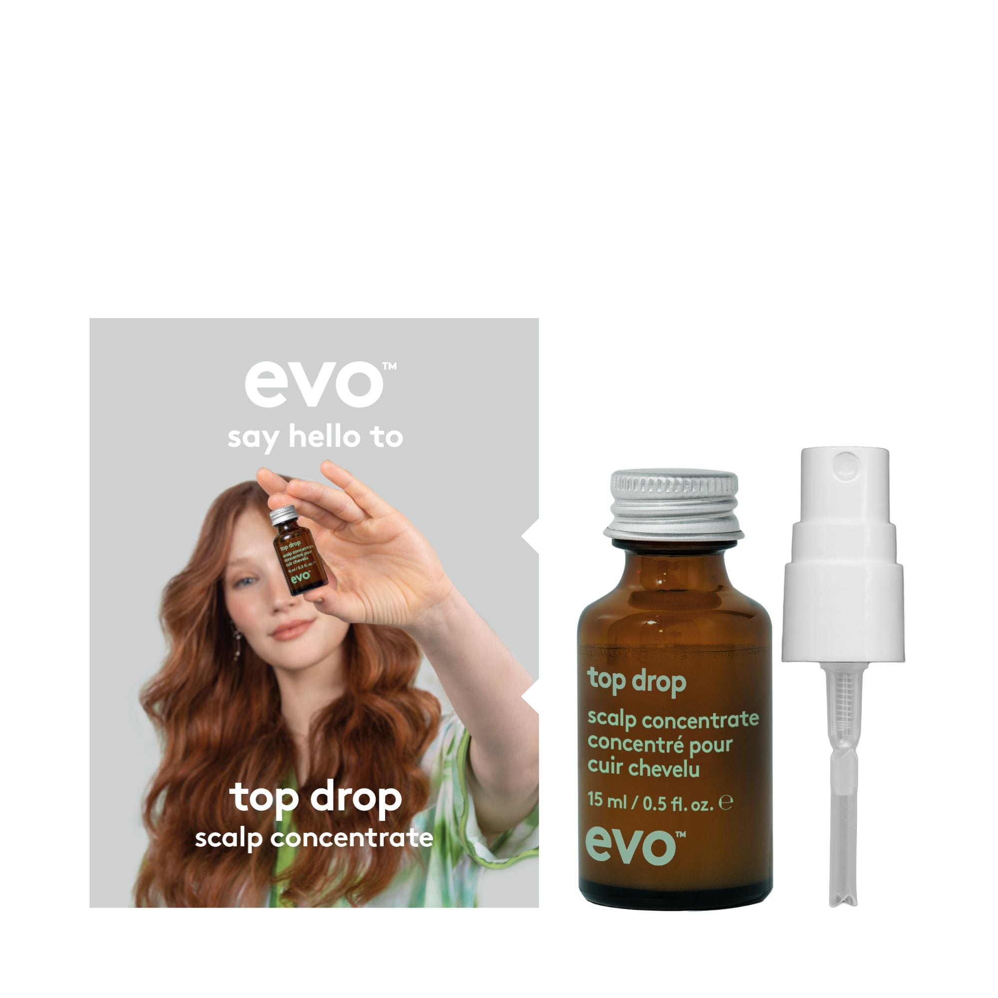 evo top drop scalp sampling card