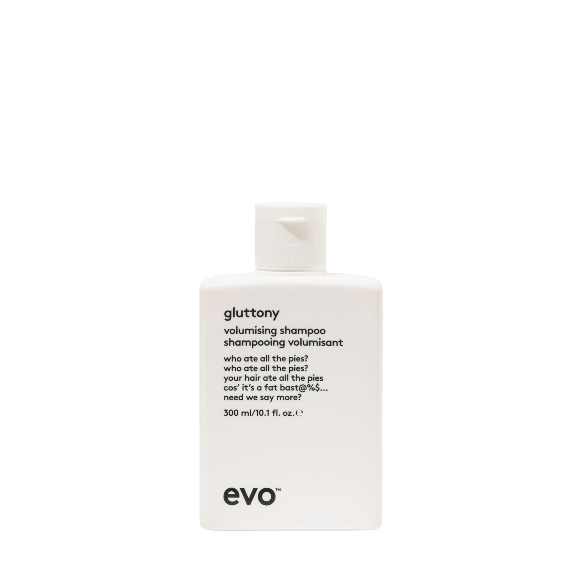 evo gluttony volumising shampoo 300ml