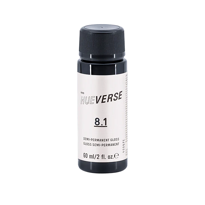 evo hue.verse 60ml demi-permanent gloss 8.1