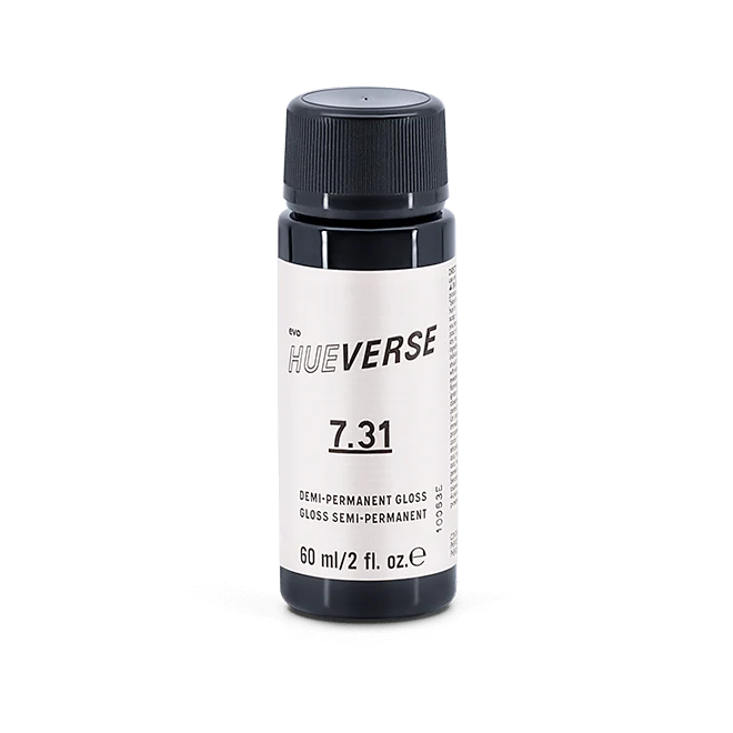 evo hue.verse 60ml demi-permanent gloss 7.31