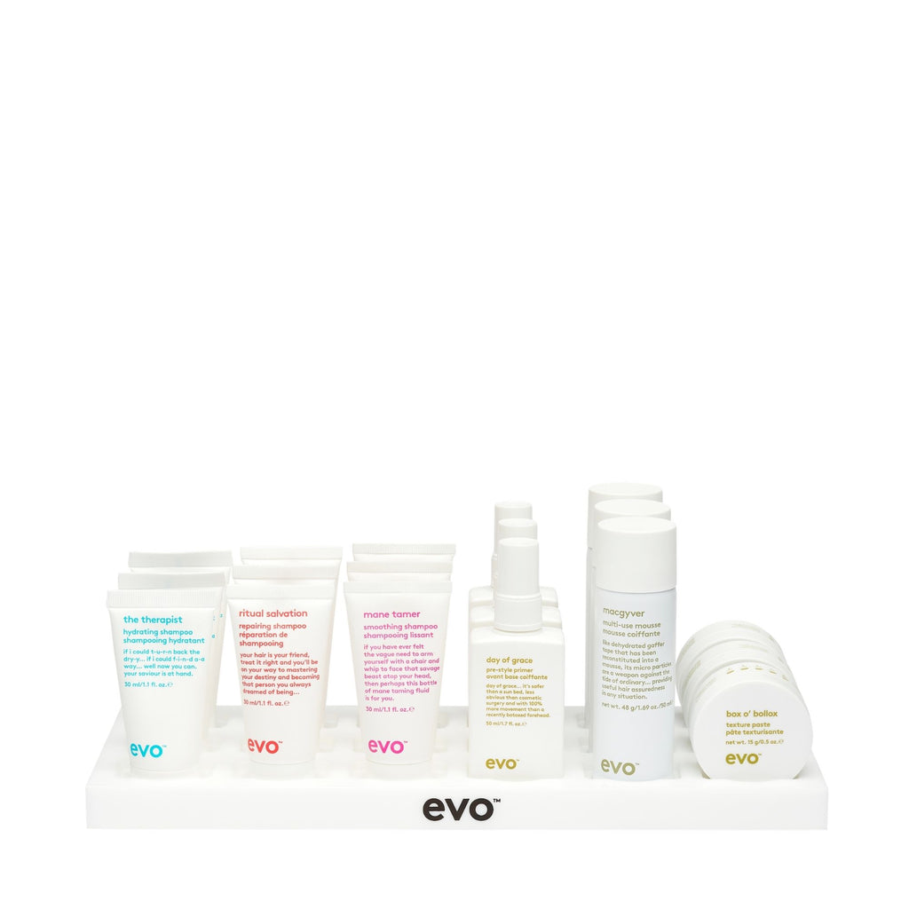 evo travel display stand panel