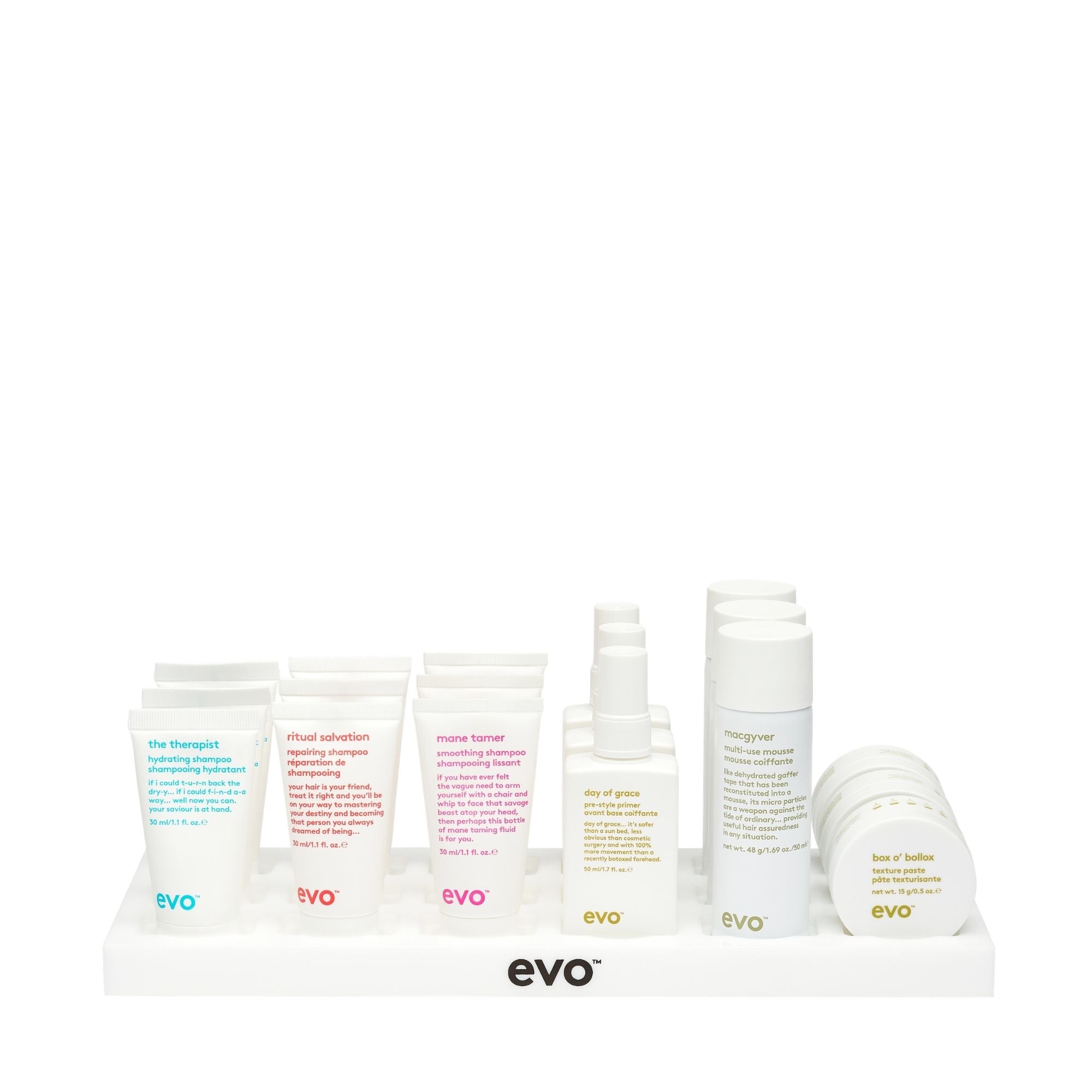 evo travel display stand panel
