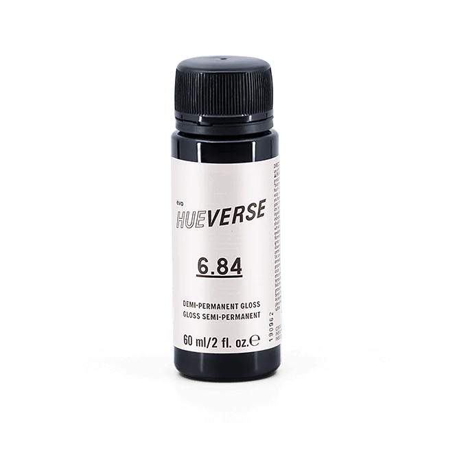 evo hue.verse 60ml demi-permanent gloss 6.84