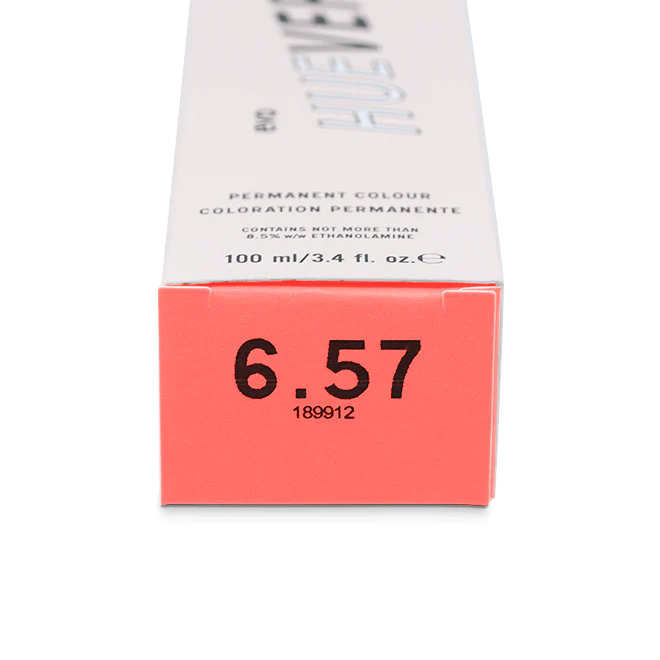 evo hue.verse 100ml permanent colour 6.57