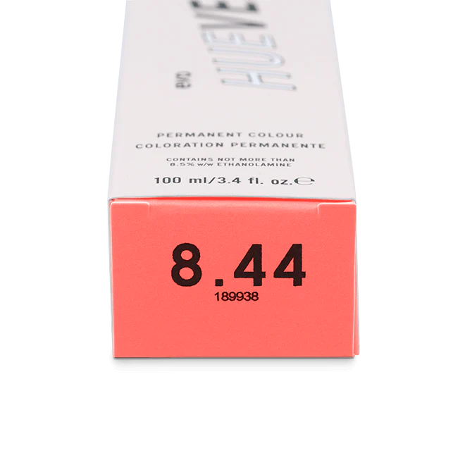 evo hue.verse 100ml permanent colour 8.44