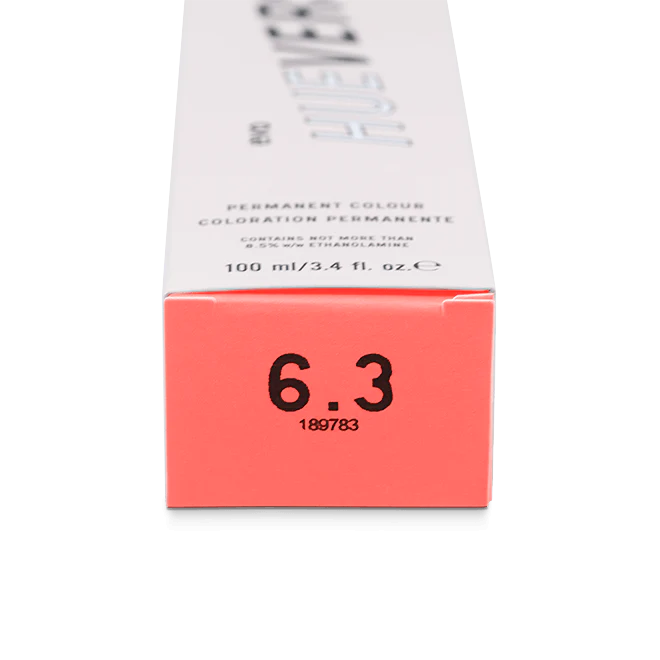 evo hue.verse 100ml permanent colour 6.3