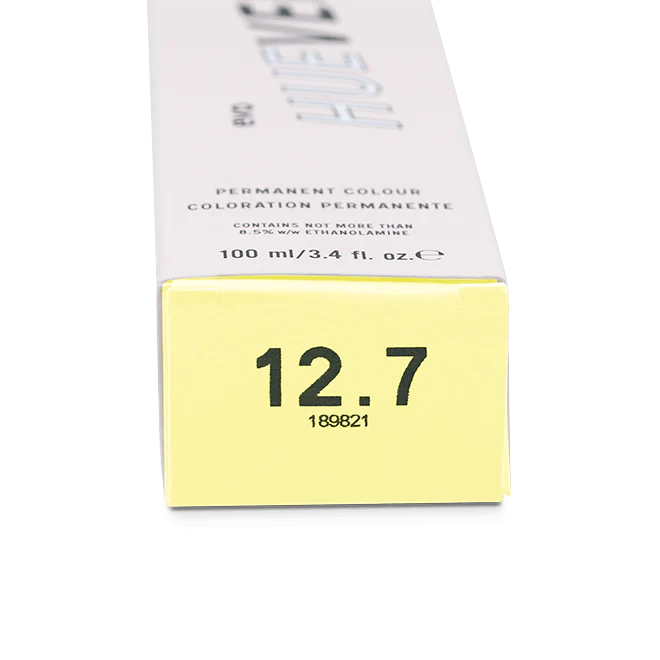 evo hue.verse 100ml permanent colour 12.7