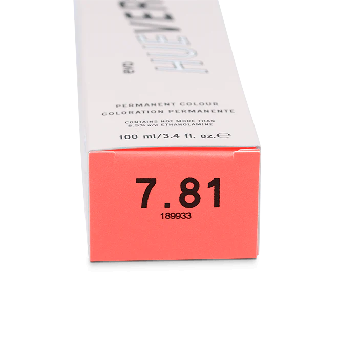 evo hue.verse 100ml permanent colour 7.81