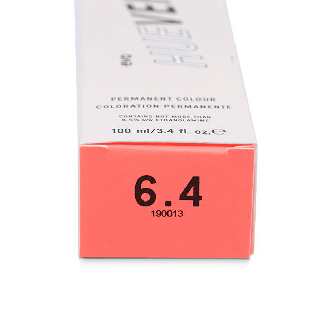 evo hue.verse 100ml permanent colour 6.4