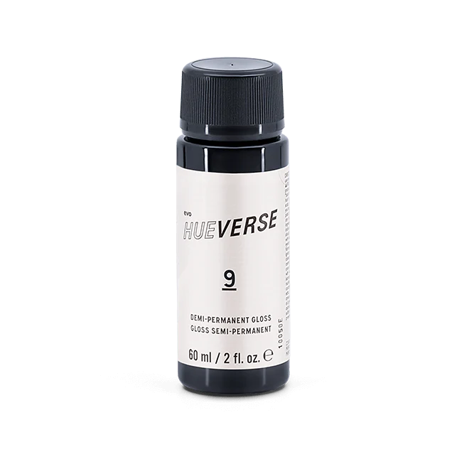 evo hue.verse 60ml demi-permanent gloss 9