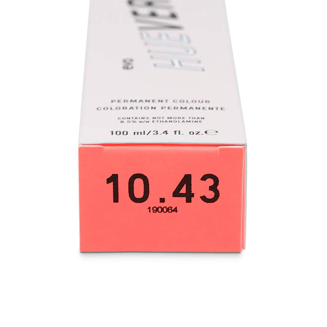 evo hue.verse 100ml permanent colour 10.43