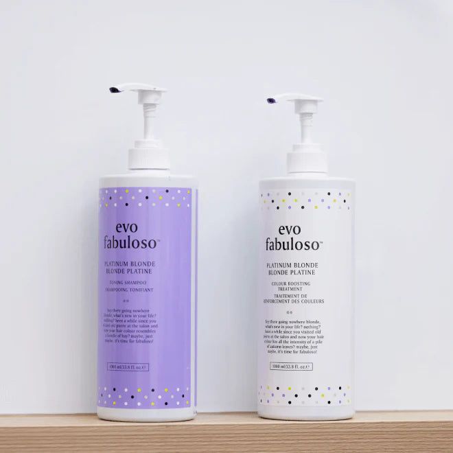 Evo Fabuloso platinum blonde toning shampoo 1Ltr