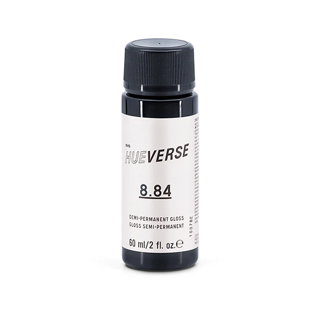 evo hue.verse 60ml demi-permanent gloss 8.84