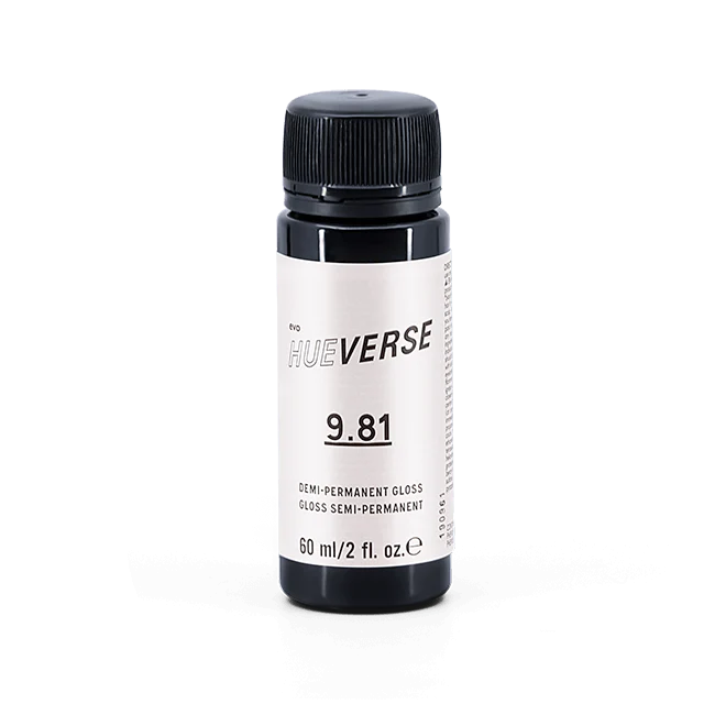 evo hue.verse 60ml demi-permanent gloss 9.81