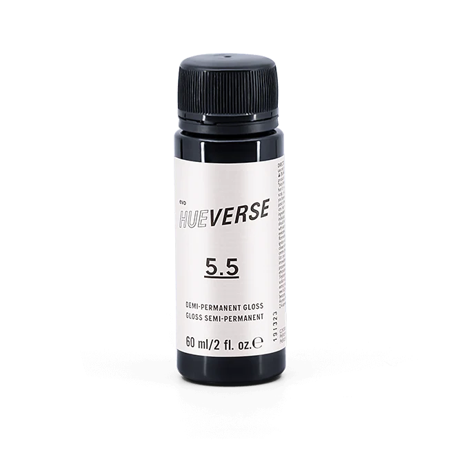 evo hue.verse 60ml demi-permanent gloss 5.5