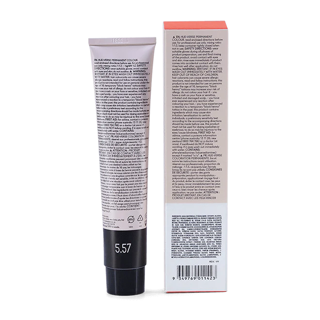 evo hue.verse 100ml permanent colour 5.57