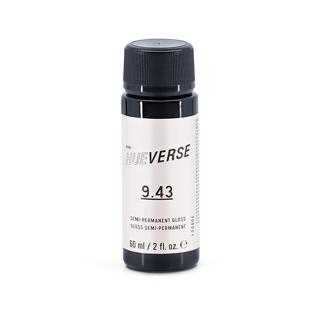 evo hue.verse 60ml demi-permanent gloss 9.43