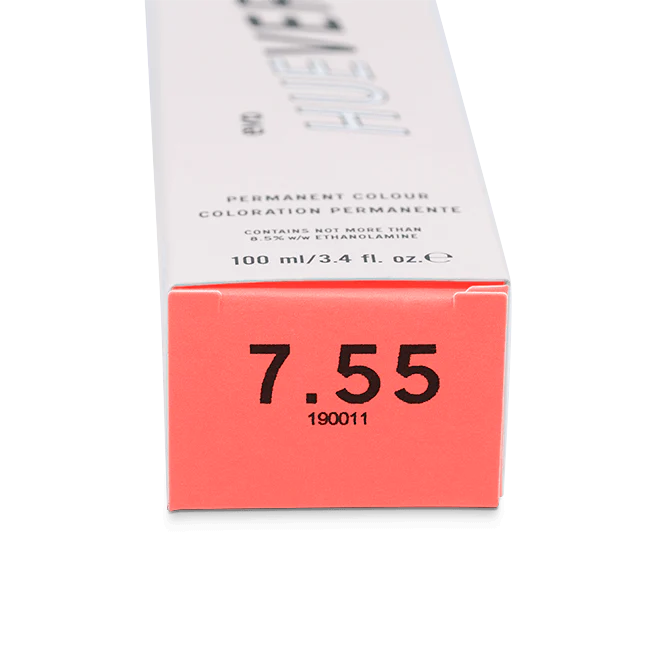 evo hue.verse 100ml permanent colour 7.55