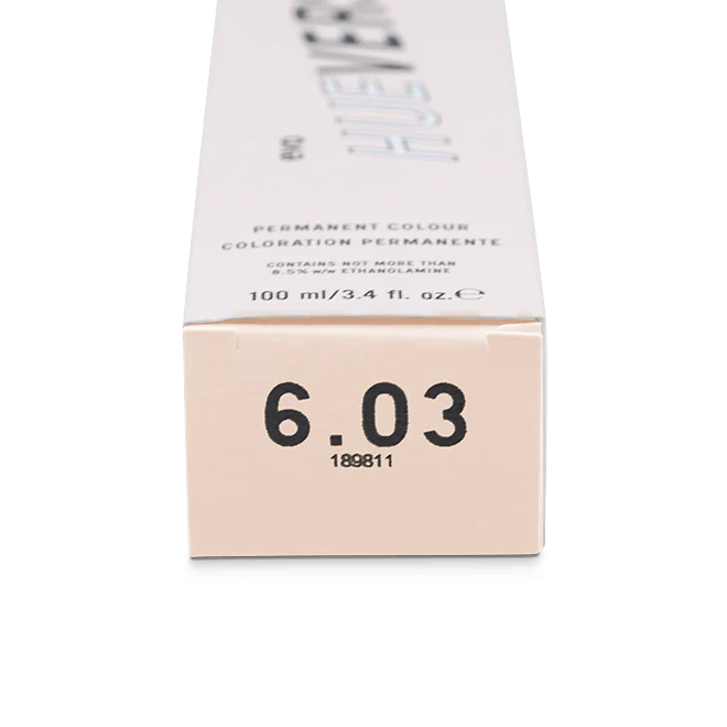 evo hue.verse 100ml permanent colour 6.03