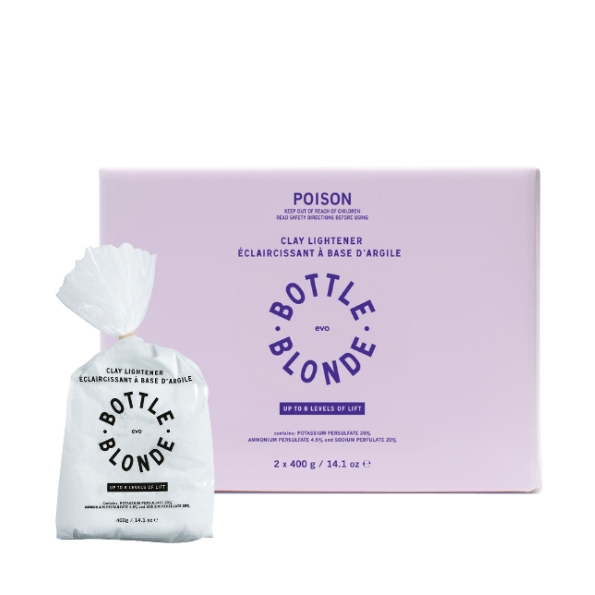 bottle blonde clay lightener 400g salon deal