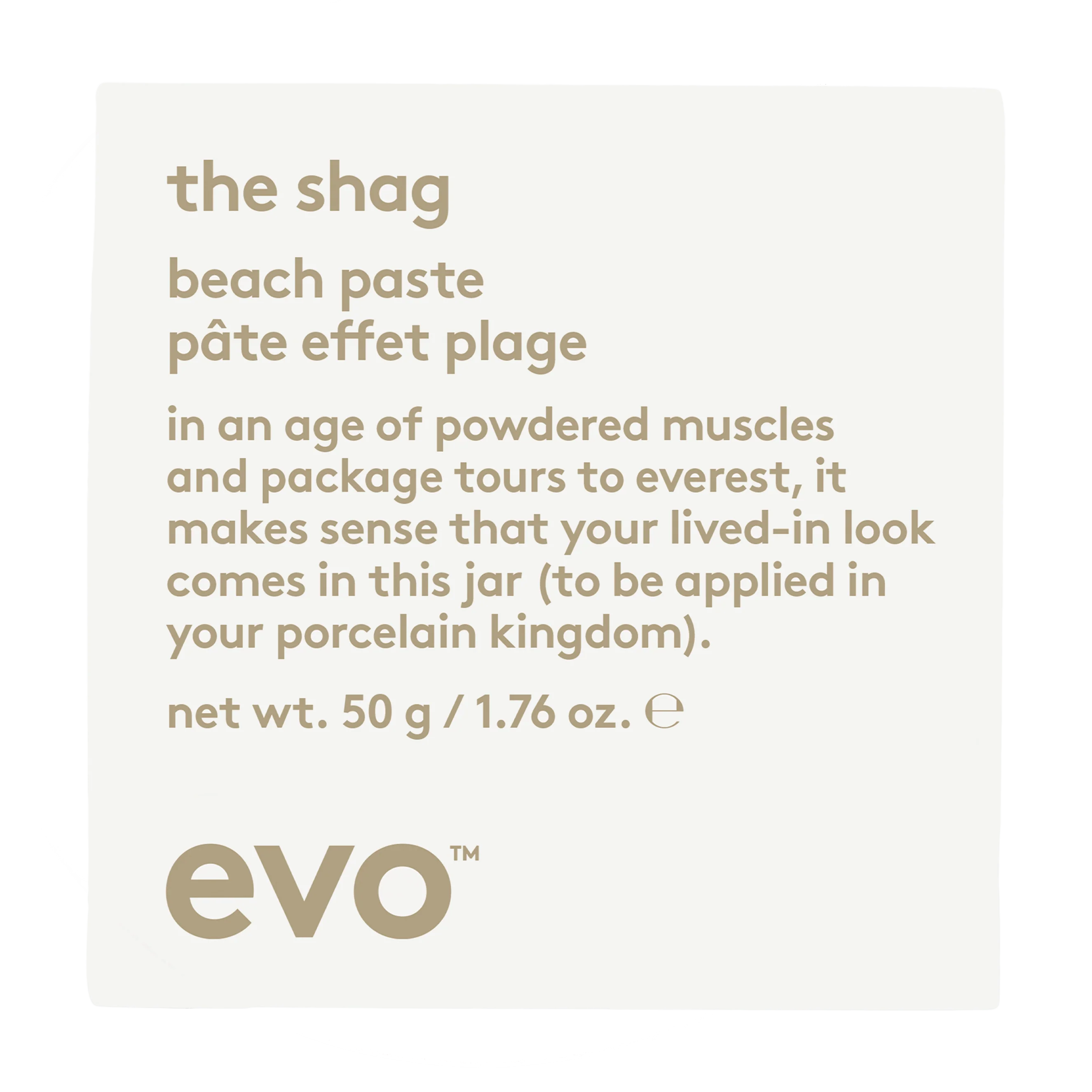 evo the shag beach paste 50g