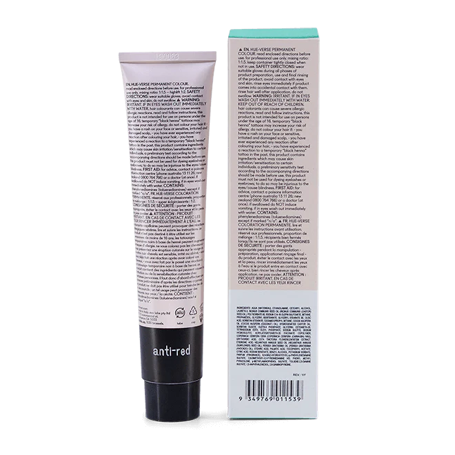 evo hue.verse 100ml permanent colour anti-red