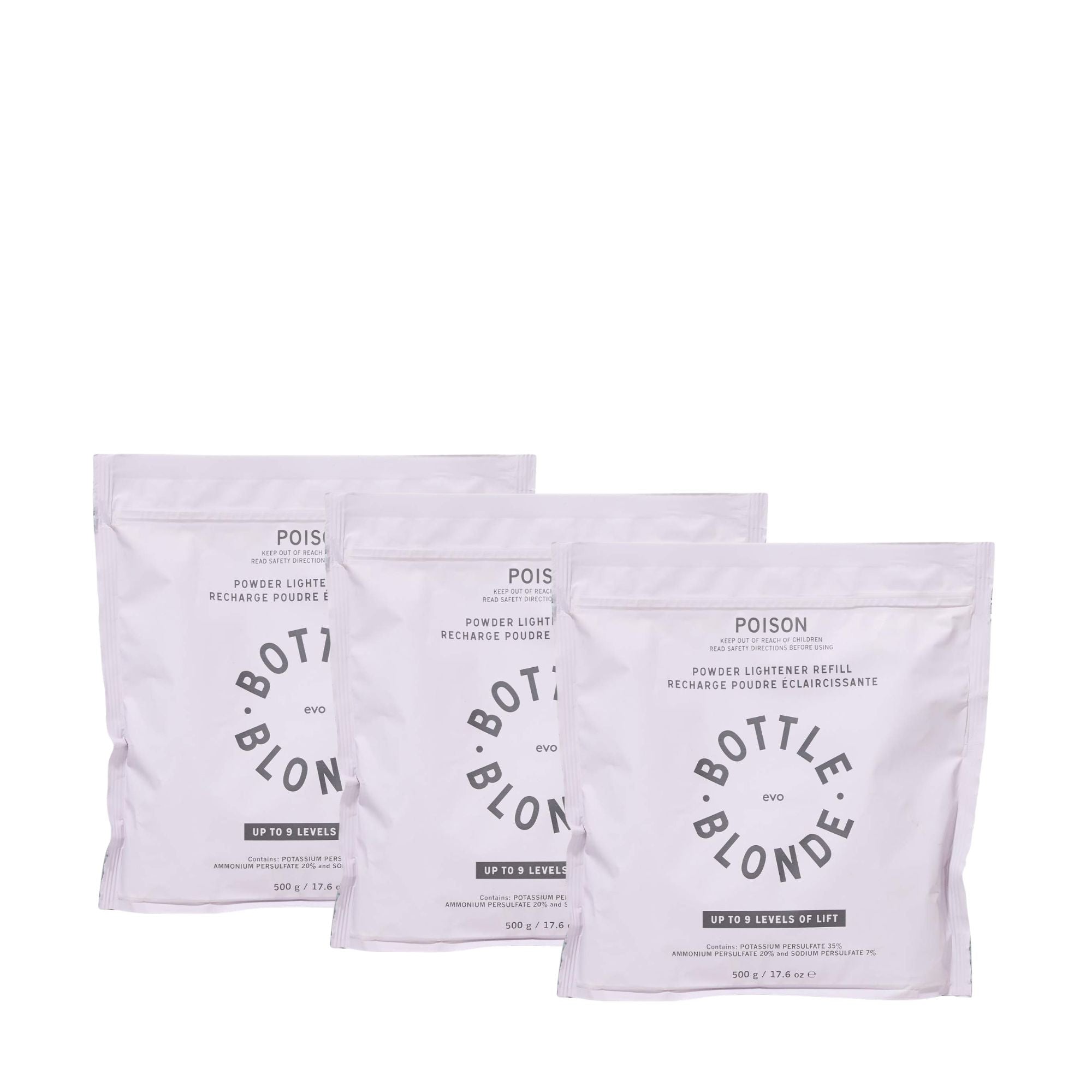 bottle blonde powder lightener 500g salon deal
