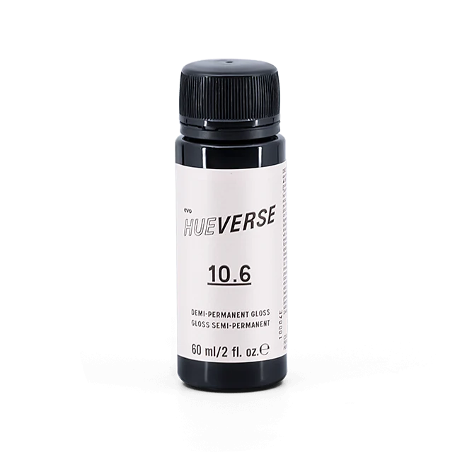evo hue.verse 60ml demi-permanent gloss 10.6