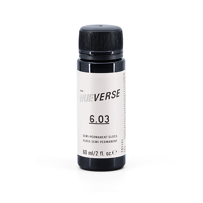 evo hue.verse 60ml demi-permanent gloss 6.03