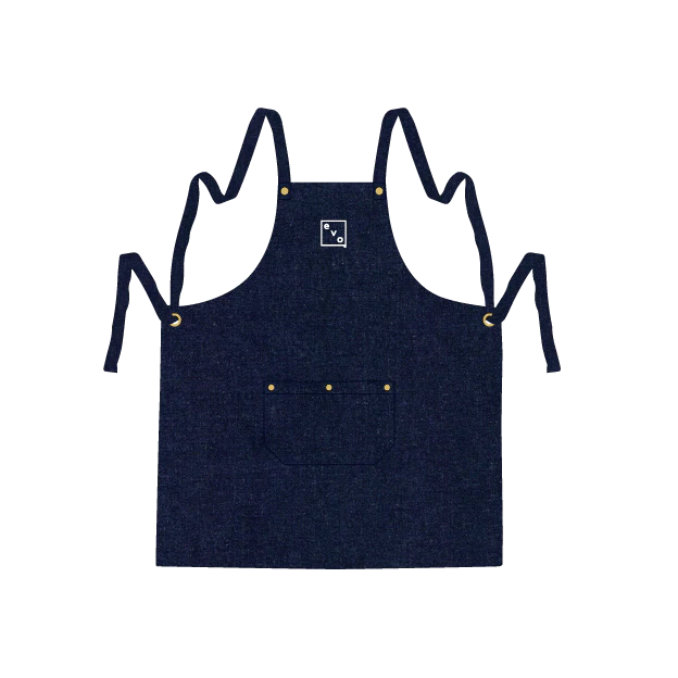 evo apron Denim